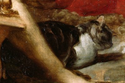 La Fábula de Aracne, o Las Hilanderas, c.1657 (detalle) de Diego Velázquez